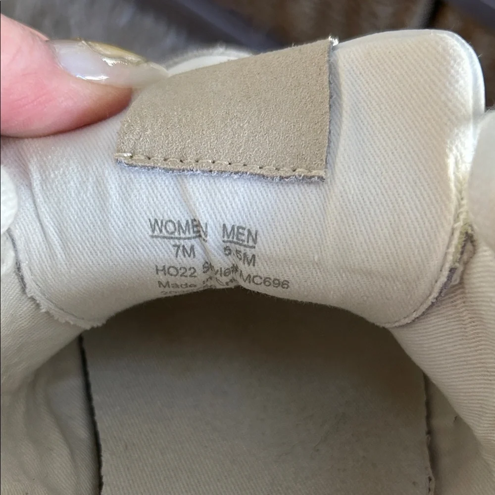 Madewell Cream Lace-Up Court Sneakers - Picture 5 of 7